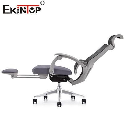 Dor nas costas padrão de Gray Office Mesh Chair For com assento da cabeceira dos rodízios