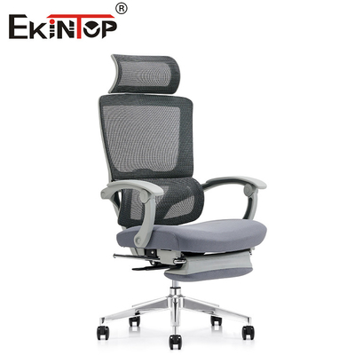 Dor nas costas padrão de Gray Office Mesh Chair For com assento da cabeceira dos rodízios