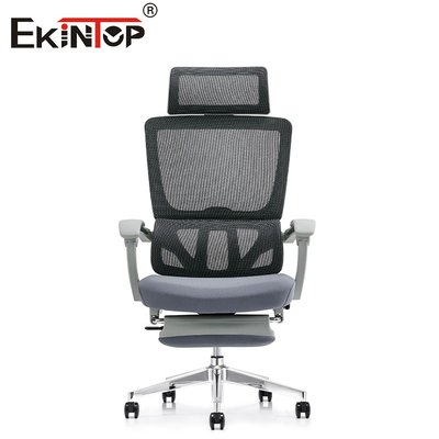 Dor nas costas padrão de Gray Office Mesh Chair For com assento da cabeceira dos rodízios