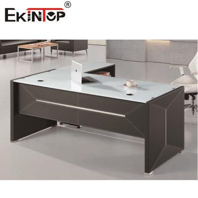 Mesa de vidro comercial de Officeworks para o CEO Executive Office Room