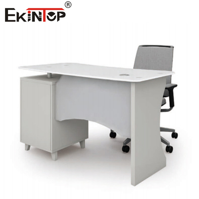 Rectangular Branco Pequena Mesa de Vidro Para Mobiliário de Escritório Resistente a Riscos