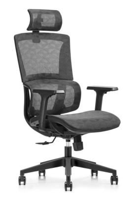 Suporte e conforto incomparáveis Cadeira de escritório de malha ergonômica para alinhamento perfeito