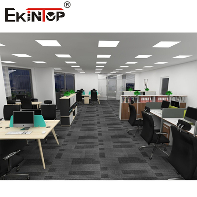 Ambiente confortável Projeto de mobiliário de escritório Projeto de decoração de escritório focado no bem-estar