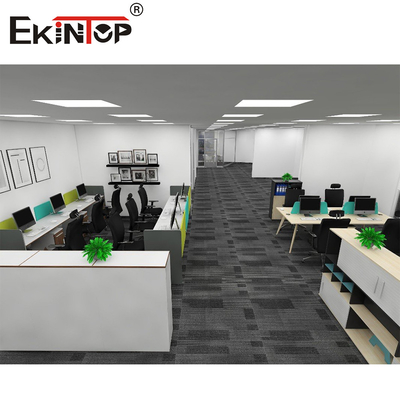 Ambiente confortável Projeto de mobiliário de escritório Projeto de decoração de escritório focado no bem-estar