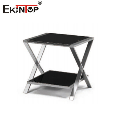 Sala de estar Negro Café Mesa de chá Fibra de vidro Betão Reforçado Custom Simply Style