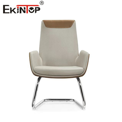 Moderno estilo de design cadeiras de jantar de couro PU Moderno com pernas de metal