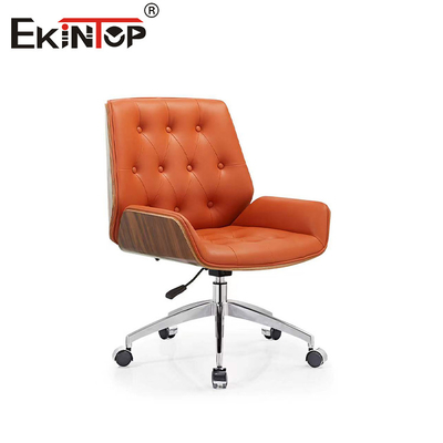 Cadeira de banquinho de couro racionalizada Design moderno Suporte excepcional