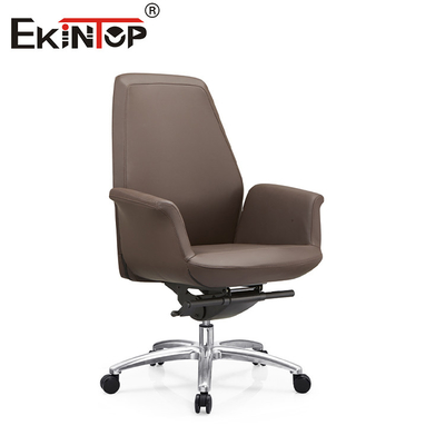 Relaxe em Luxury Premium Leather Lounge Chair para retiro em casa
