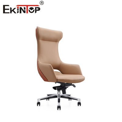 High Back PU Leather Executive Boss Office Chair Conforto e Suporte Último