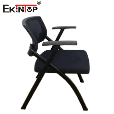 Moderna cadeira de treinamento preto e almofada de espuma de mesa Design dobrável