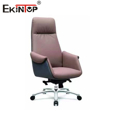 Cadeira de escritório de couro giratório ergonômico de PU interior