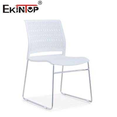 Cadeira de Treinamento de Sala de Aula Personalizável Com Encosto de Plastico e Pernas de Metal