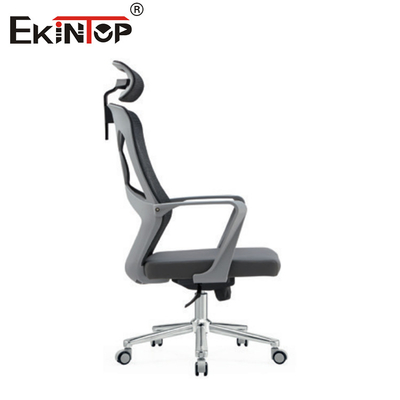 Cadeira de escritório de malha ergonômica com apoio de cabeça para trabalho