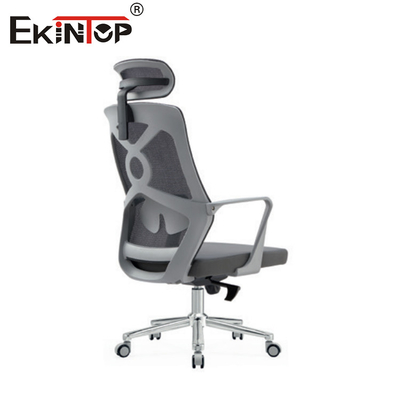 Cadeira de escritório de malha ergonômica com apoio de cabeça para trabalho