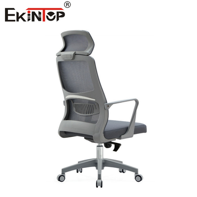 Assento de cabeça ajustável com cadeira ergonômica com encosto alto e rodas ajustáveis em altura