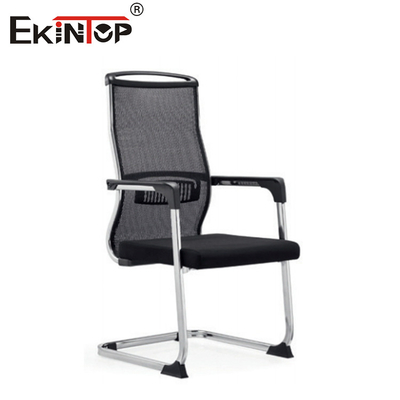 Cadeira de escritório de rede de espaldas altas com cadeira em forma de arco com estrutura metálica