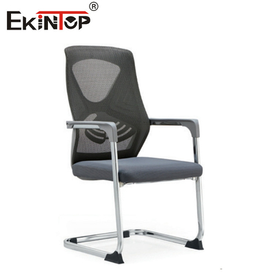 Chave de escritório de material de malha OEM com estrutura de metal curvada para sala de conferências