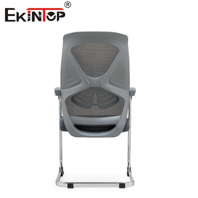 Chave de escritório de material de malha OEM com estrutura de metal curvada para sala de conferências