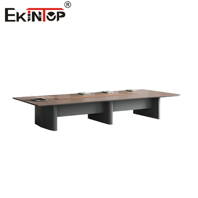 Fabricante de mesas de grande dimensão para salas de conferências de estilo industrial personalizáveis