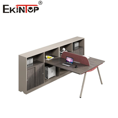 Escritório de design moderno Escritório de computador Escritório de madeira Cubicle Modular Estações de trabalho