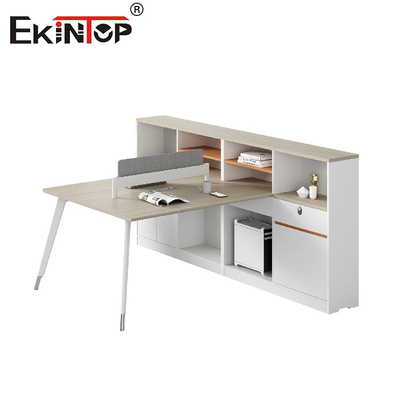 Instalação de mobiliário sob medida Escritório Cubicle Escritório Estação de trabalho Mesa de 2 pessoas Modular