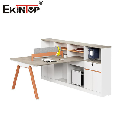 Instalação de mobiliário sob medida Escritório Cubicle Escritório Estação de trabalho Mesa de 2 pessoas Modular