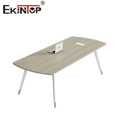 Mesa moderna de mesa de escritório Mobiliário de escritório Mesa de sala de conferências de madeira