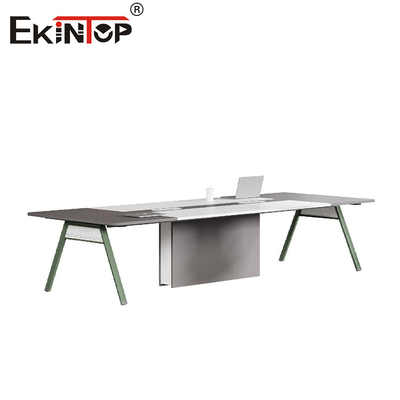 Mobiliário de escritório pernas de metal escritório de madeira em estilo moderno fabricante