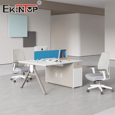 Estilo comercial com telas de privacidade Estação de trabalho de escritório Materiais ecológicos personalizáveis