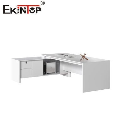 Mesa de madeira personalizável Escritório Mobiliário de mesa Fábrica Estilo moderno