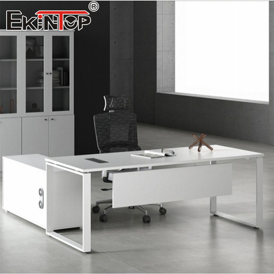 Fabricante Escritório Executivo Escritórios Branco Moderno Material de madeira