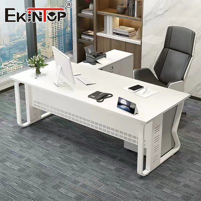 Estilo minimalista Escritório de escritório branco Mobiliário de escritório de design Ergonômico