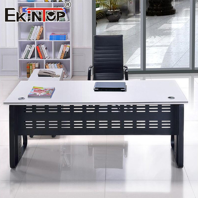 Estilo minimalista Escritório de escritório branco Mobiliário de escritório de design Ergonômico