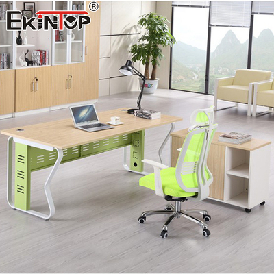 Walnut Manager Escritório Executivo Escritório de Estil Moderno Escritório de Esquina de Madeira