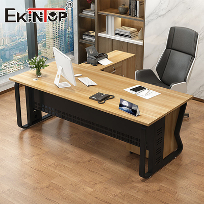 Desconto Preço Design Moderno Escritório Walnut Escritório sob medida