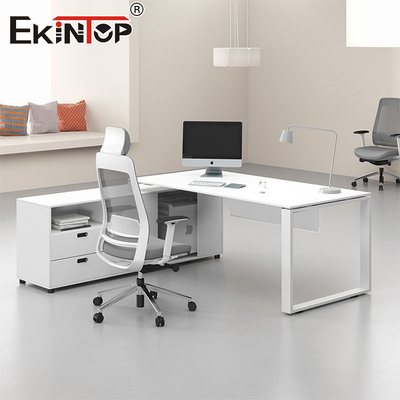 Mesa de escritório em estilo minimalista branco Todos escritório moderno para escritório em casa