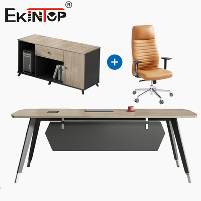 Cadeira de escritório de alta qualidade Custom estilo comercial mesa executiva com gavetas