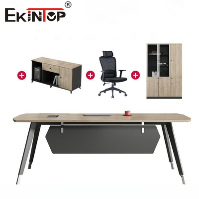Espaço de escritório moderno Custom Escritório comercial Escritório executivo com gavetas
