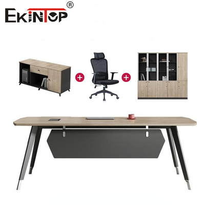 Espaço de escritório moderno Custom Escritório comercial Escritório executivo com gavetas
