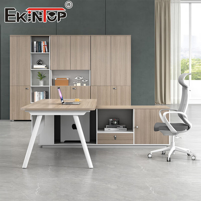 Escritório de estilo comercial Escritório de mobiliário gerente de mesa Escritório personalizado