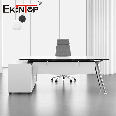 Design minimalista Escritório Branco Escritório Espaço de Escritório Conjunto personalizado