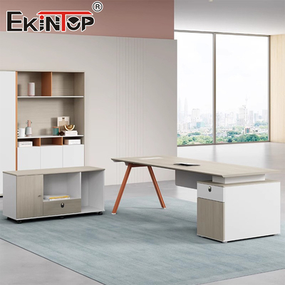 Mesa de escritório executiva moderna Mesa de computador personalizada Mobiliário de escritório modular