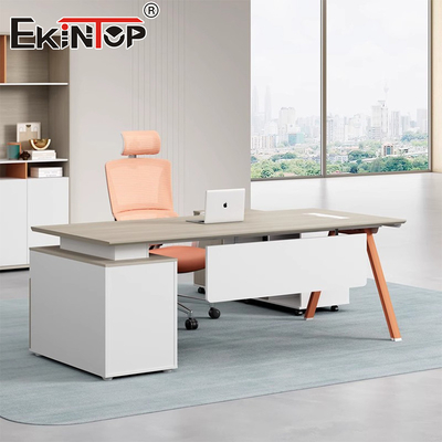 Mesa de escritório executiva moderna Mesa de computador personalizada Mobiliário de escritório modular