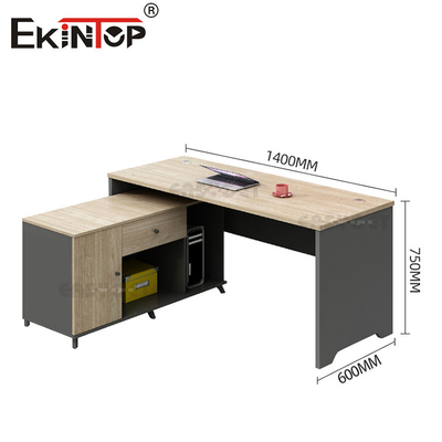 Materiais de nozes Escritório de escritório de estilo industrial Mobiliário de escritório modular