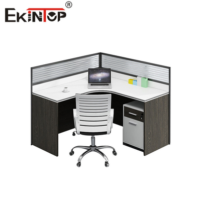 Estilo minimalista Estação de trabalho única Escritório Design de mesa pequena
