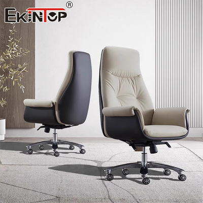 Cadeira de Dormir de Couro Ergonômica Executiva de PU de Baixo Volte Cadeiras de Escritório Comerciais