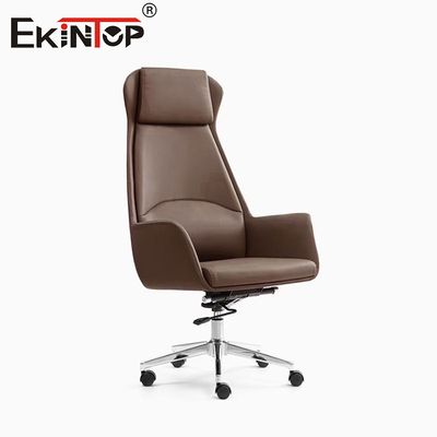 Cadeira de escritório executiva moderna de couro Cadeiras de escritório comerciais ergonômicas