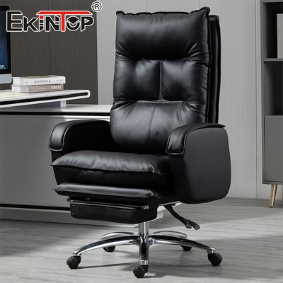 New Design High-Back Leather Office Chair Mobiliário Casa Escritório
