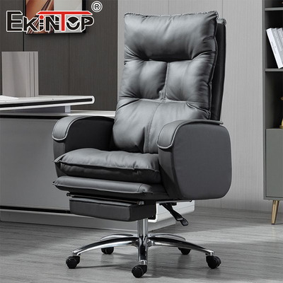 New Design High-Back Leather Office Chair Mobiliário Casa Escritório