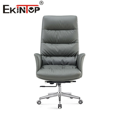 Cadeira de escritório de couro executivo ergonômico moderno Cadeira de escritório de escritório em casa